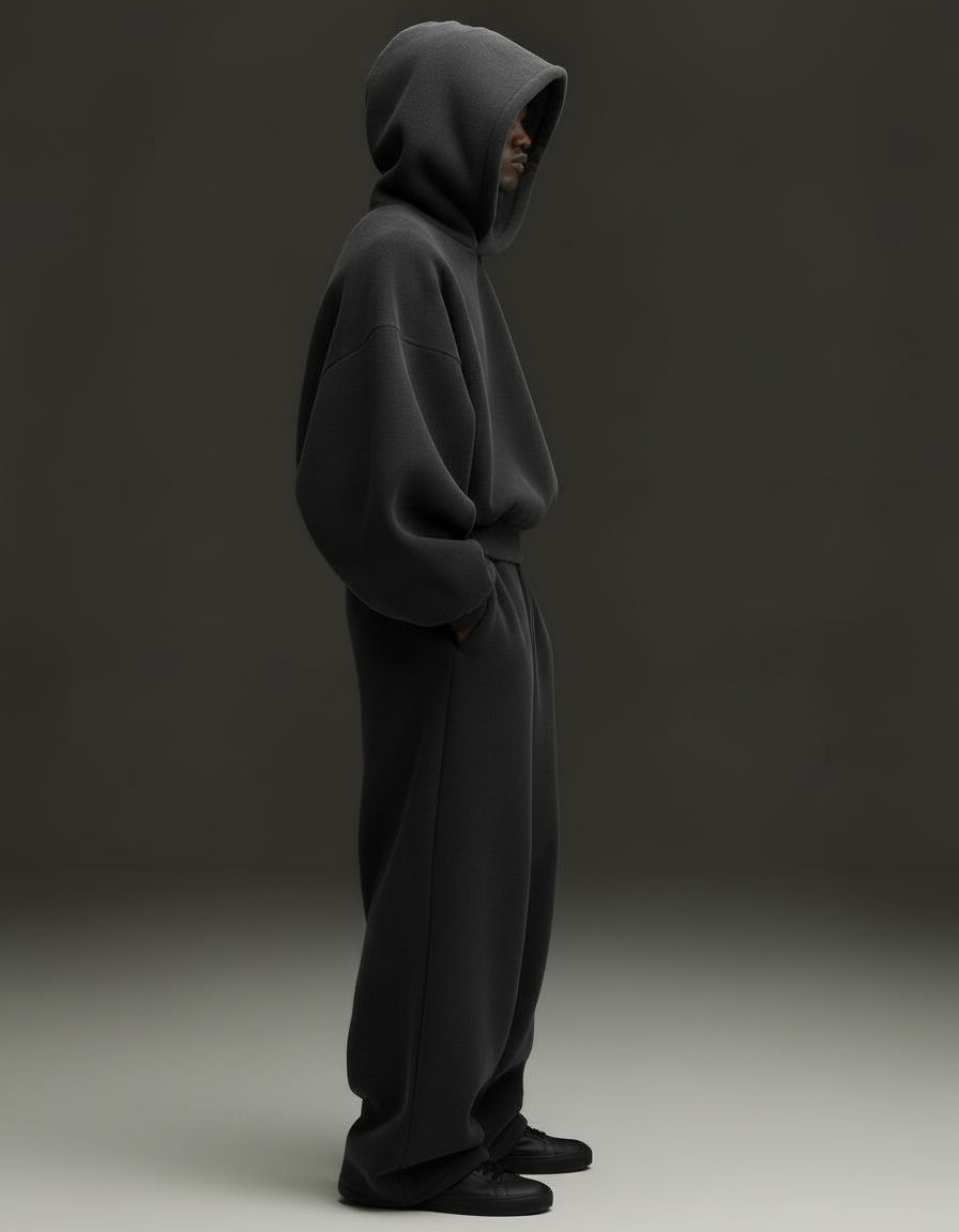 Hoodie 247 DNA Jet Black